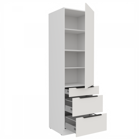 Słupek kuchenny z szufladami 60 cm biały AURO 60 DK-210 2F